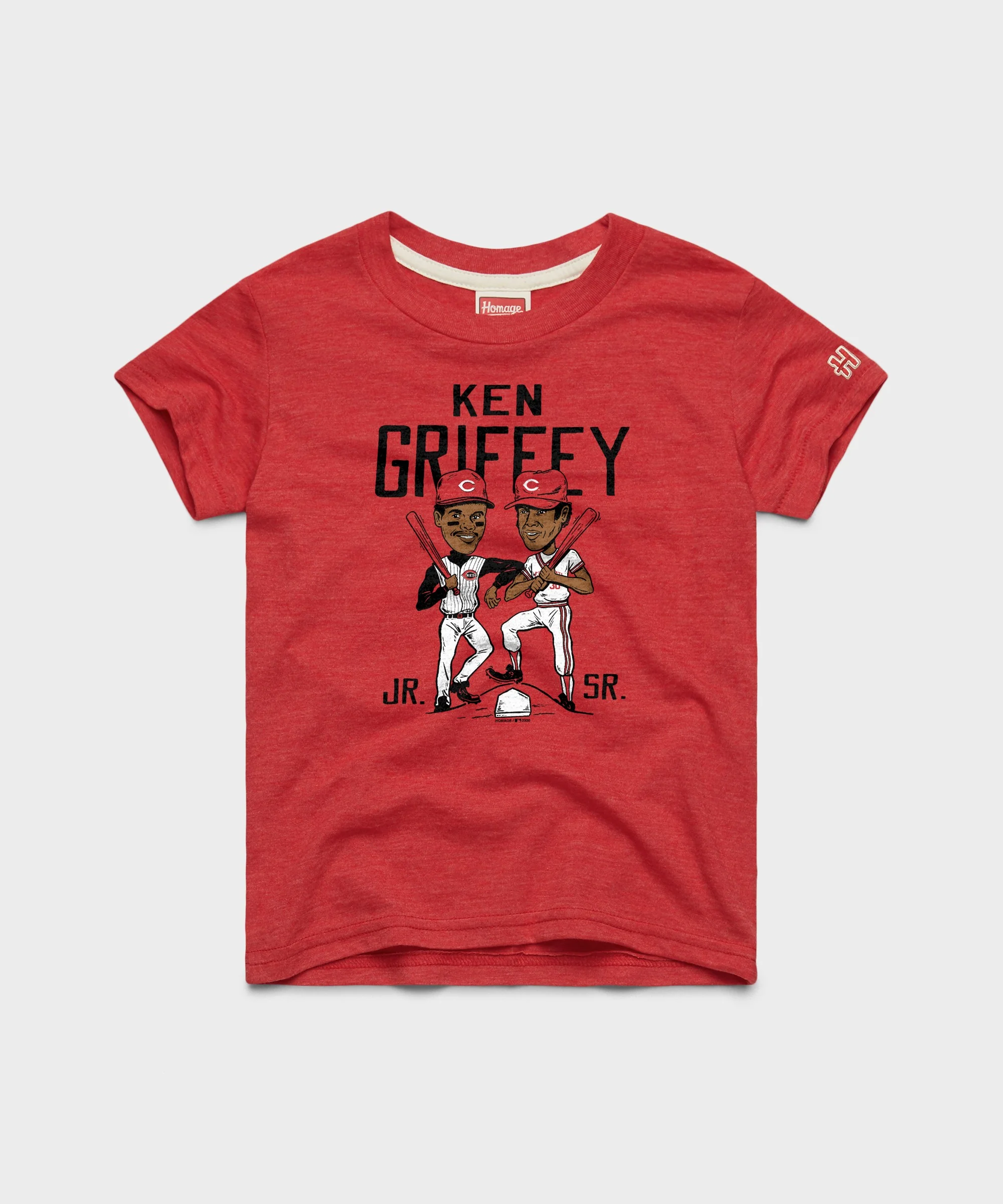 Youth Ken Griffey Father And Son Reds