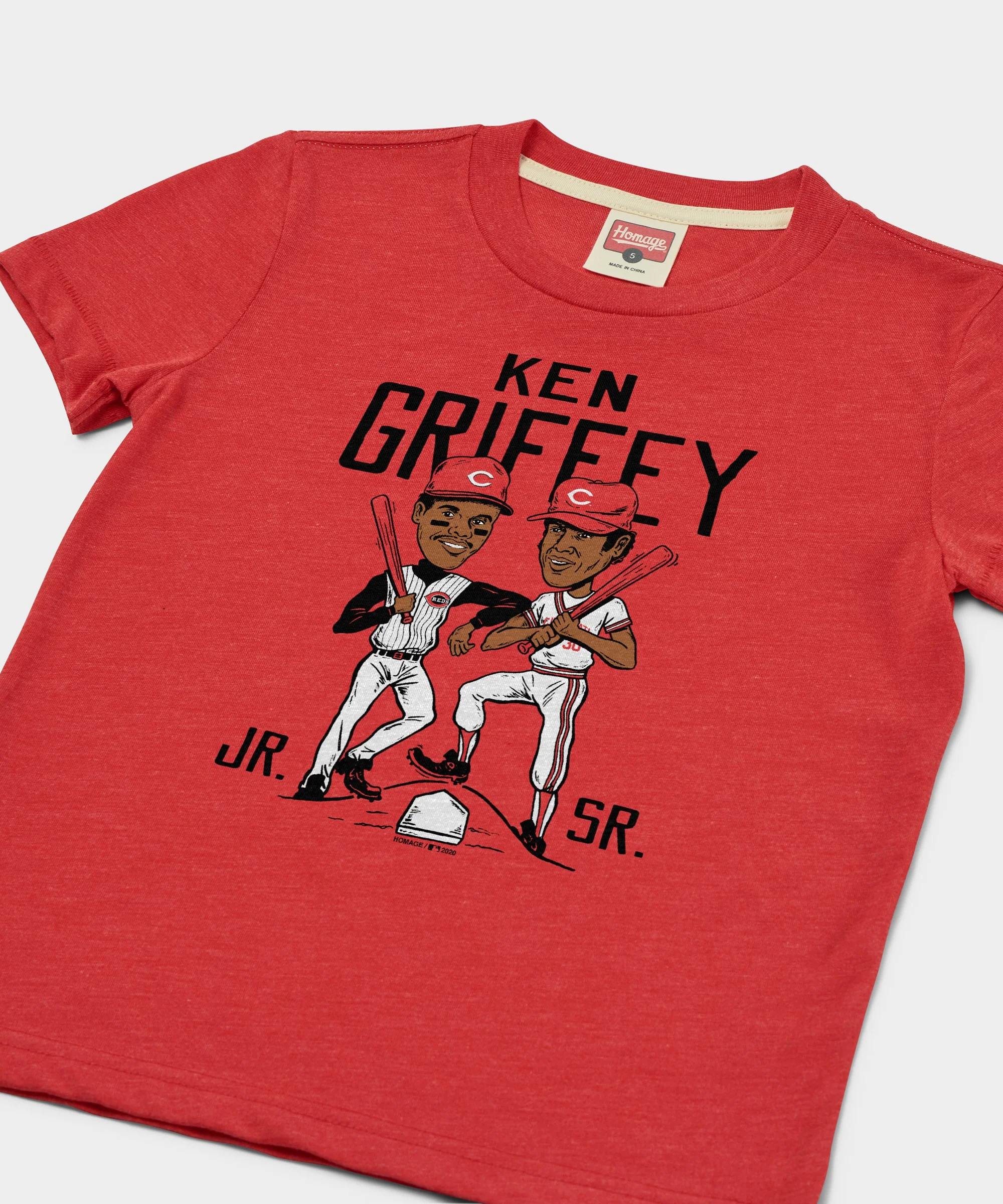 Youth Ken Griffey Father And Son Reds - Image 2