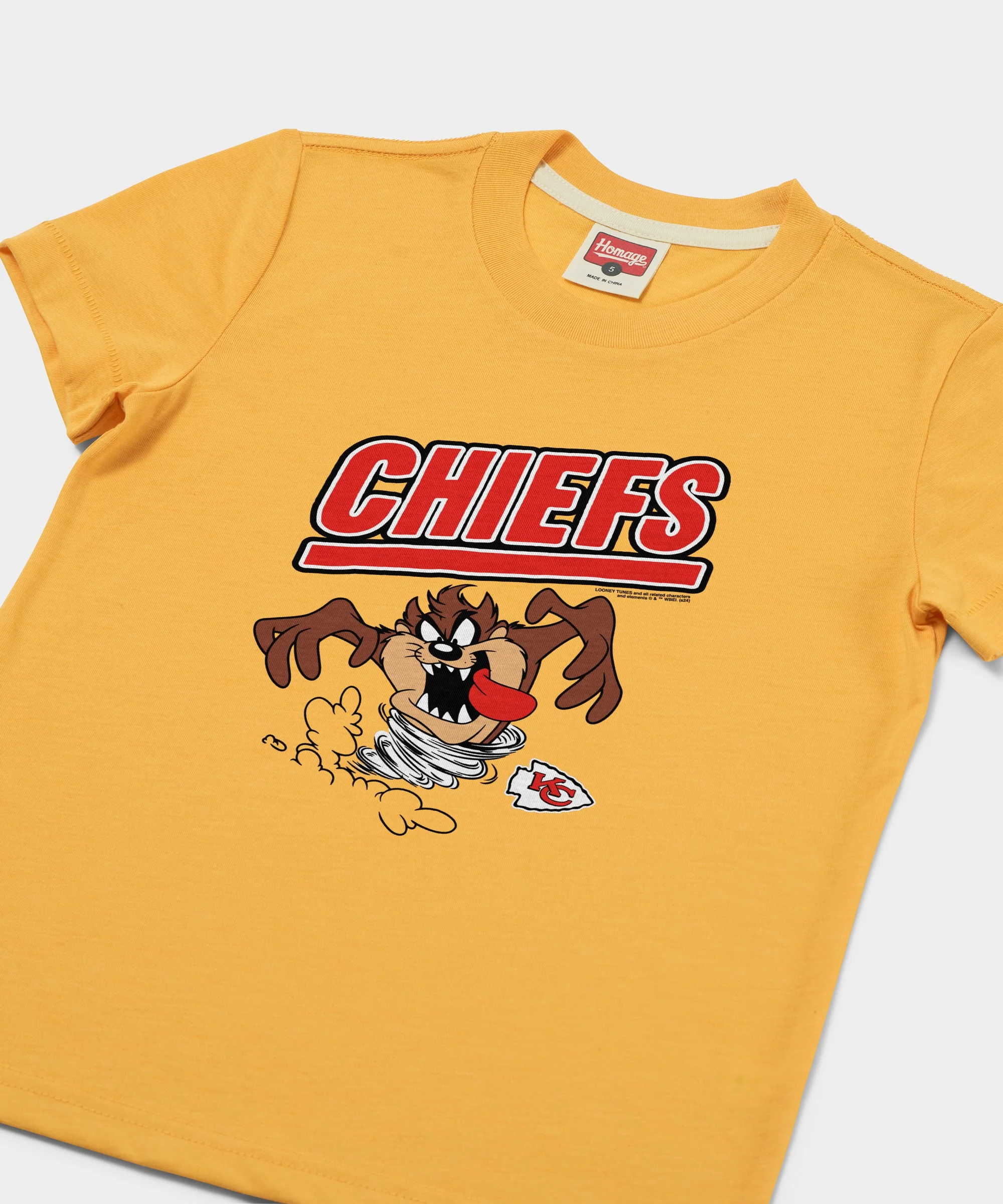 Youth Looney Tunes Taz x Kansas City Chiefs - Image 2