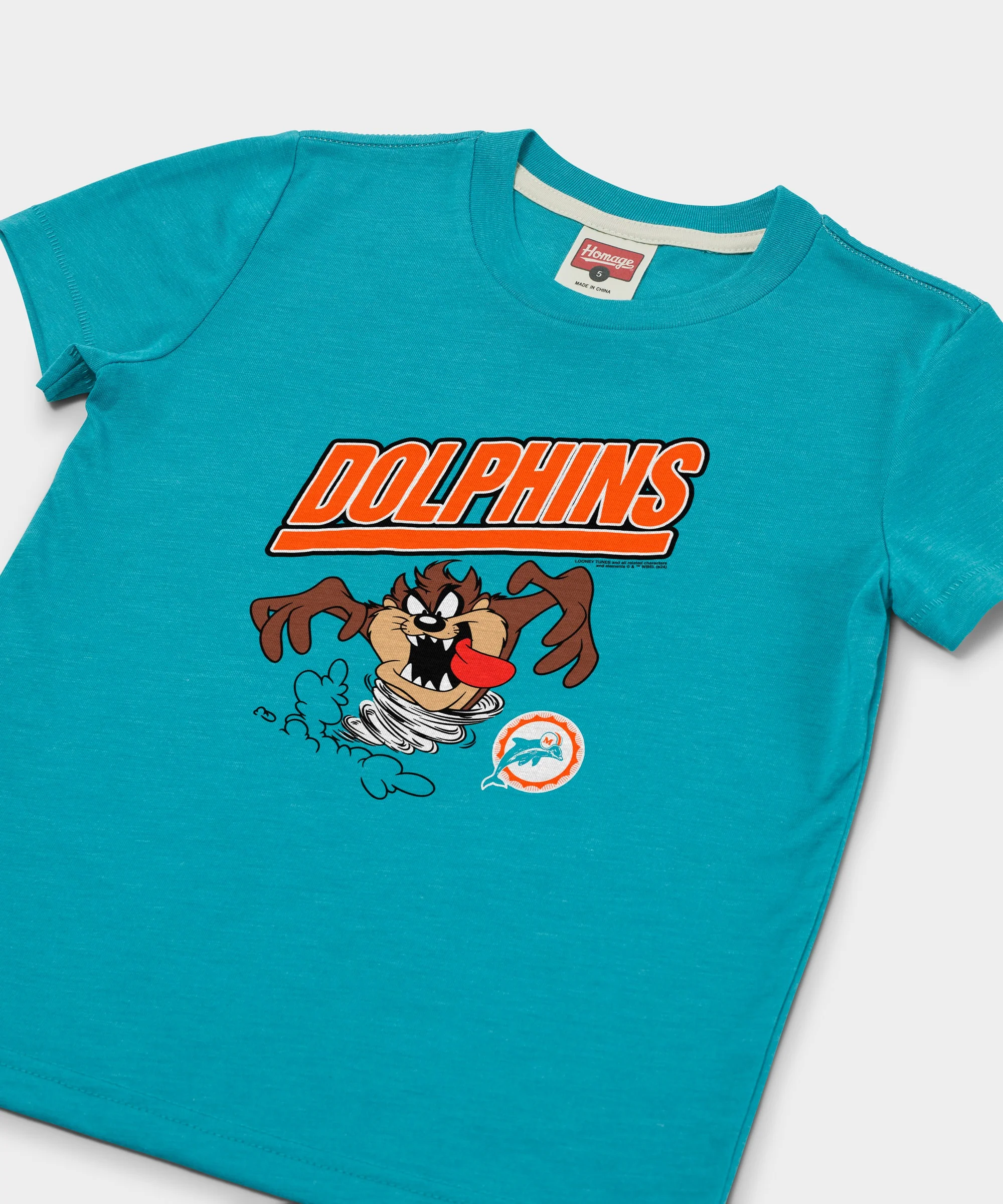 Youth Looney Tunes Taz x Miami Dolphins - Image 2