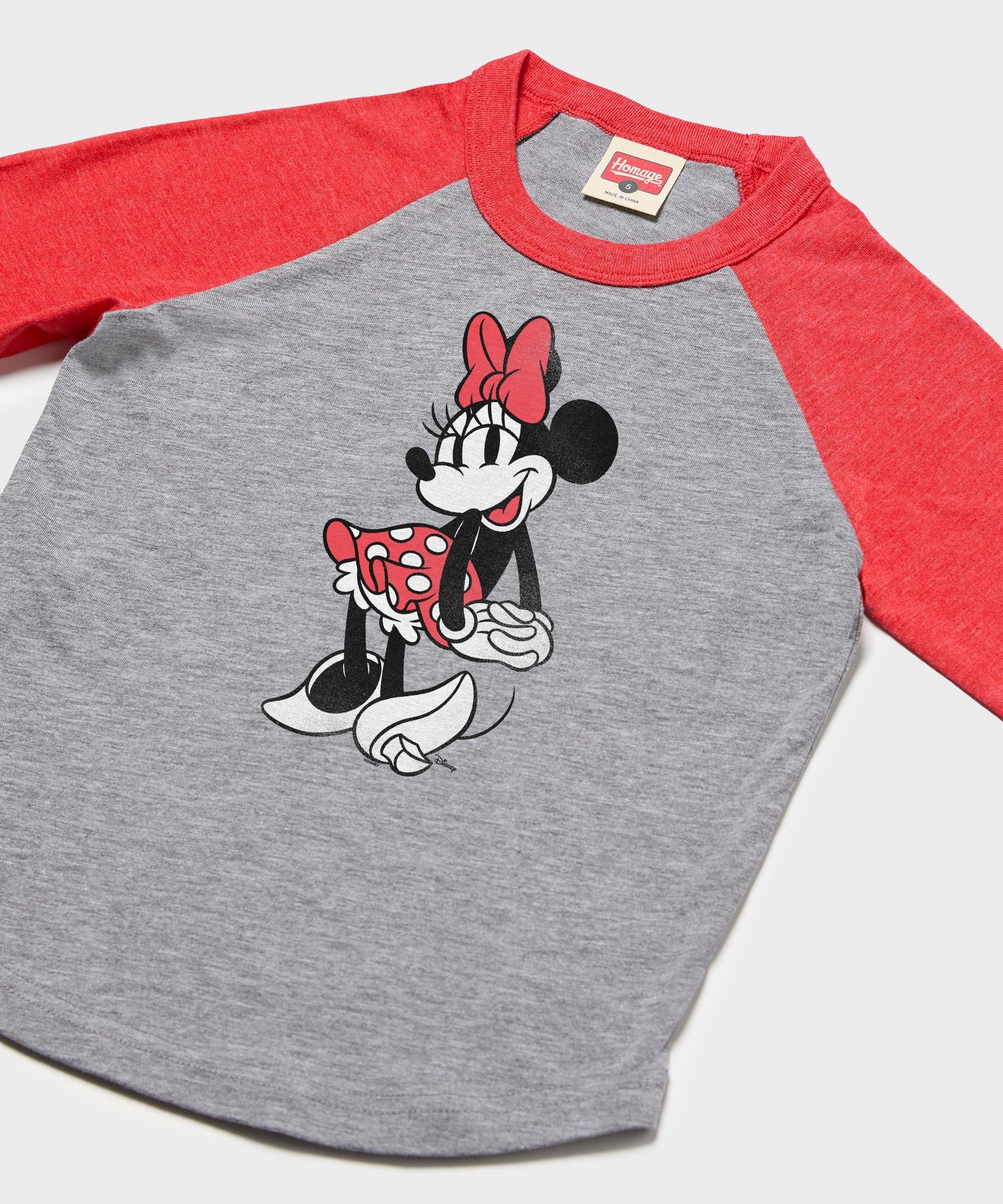 Youth Minnie Mouse Raglan - Image 2