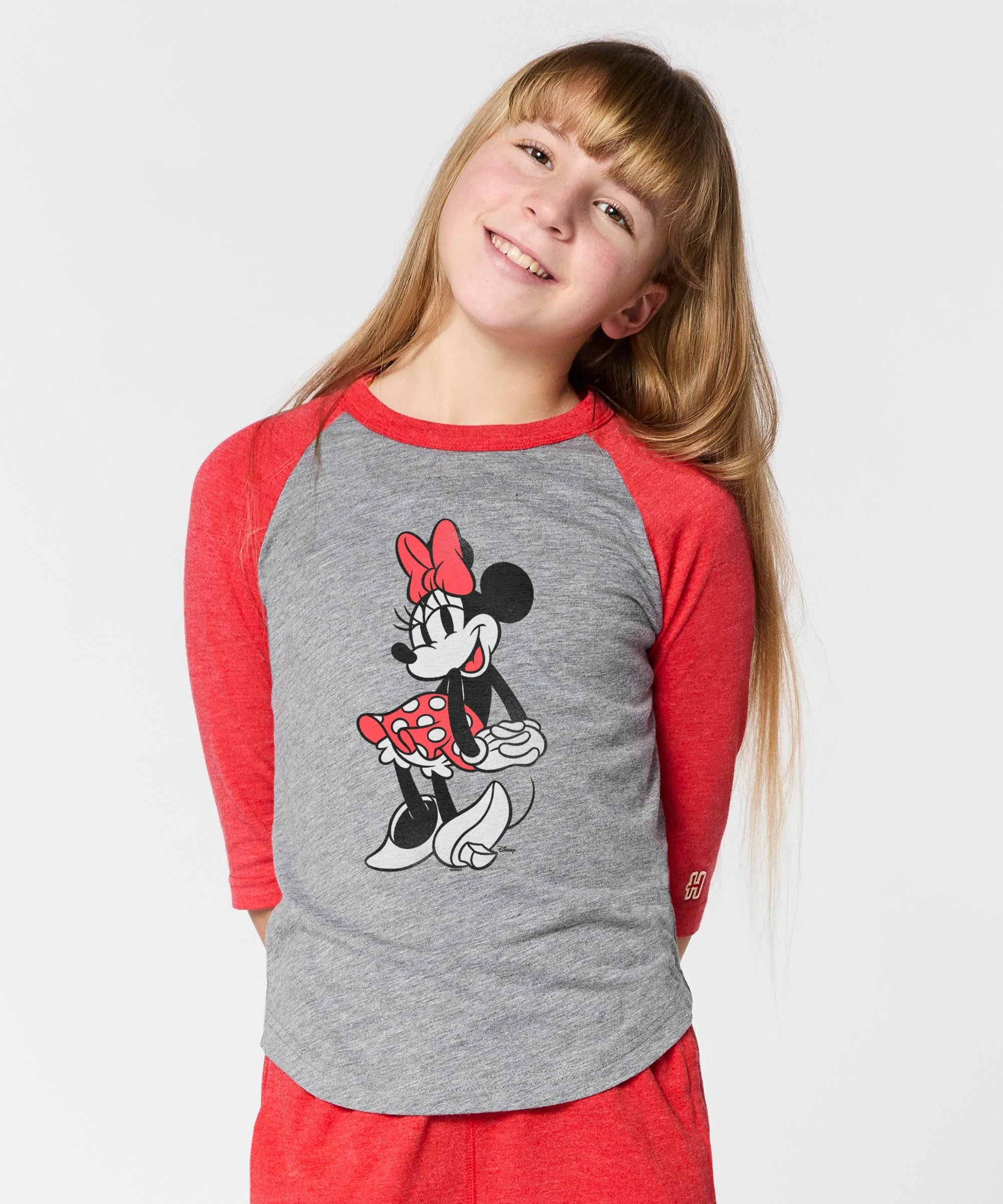 Youth Minnie Mouse Raglan - Image 3
