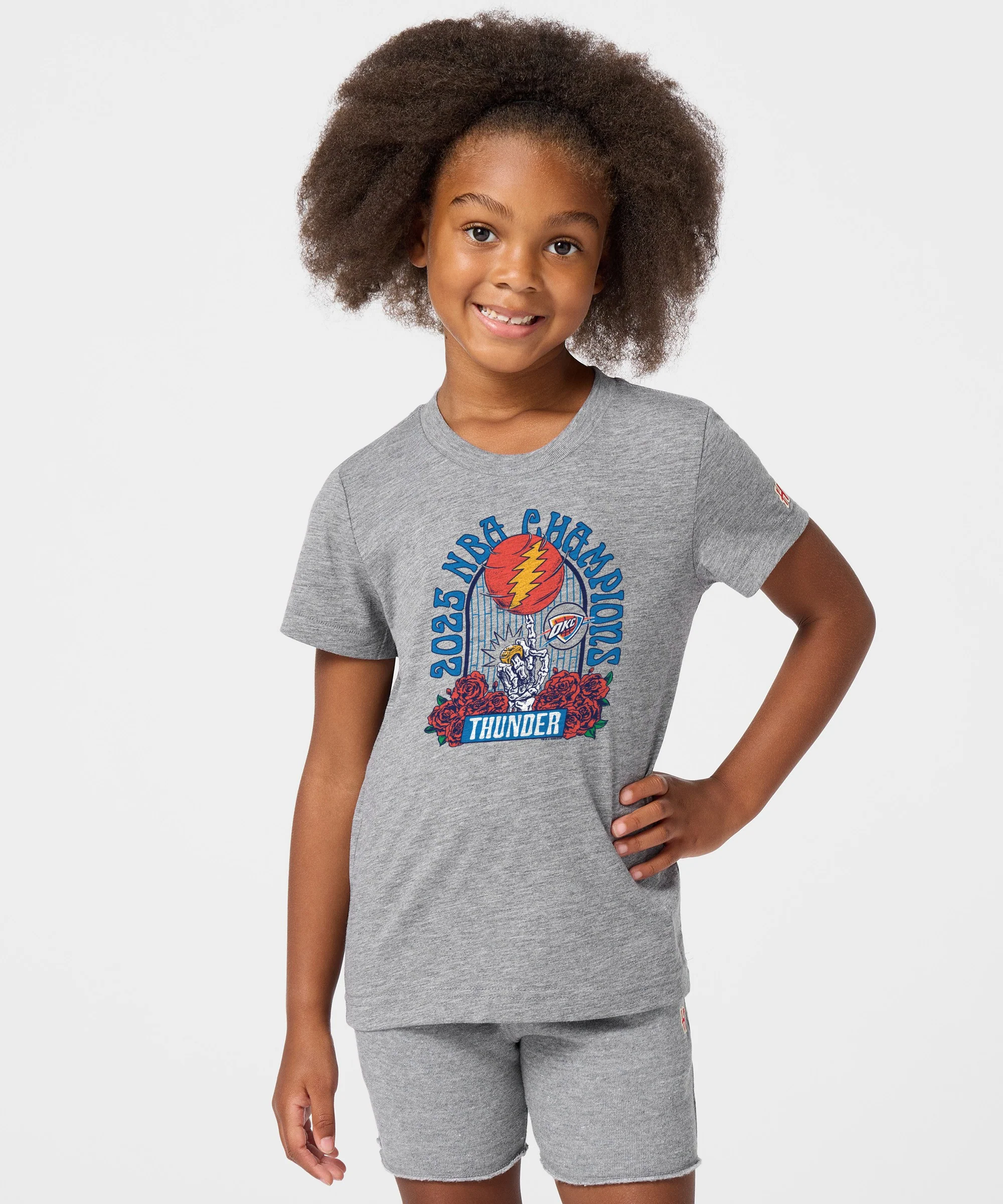 Youth NBA x Grateful Dead 2025 Champs Thunder - Image 3