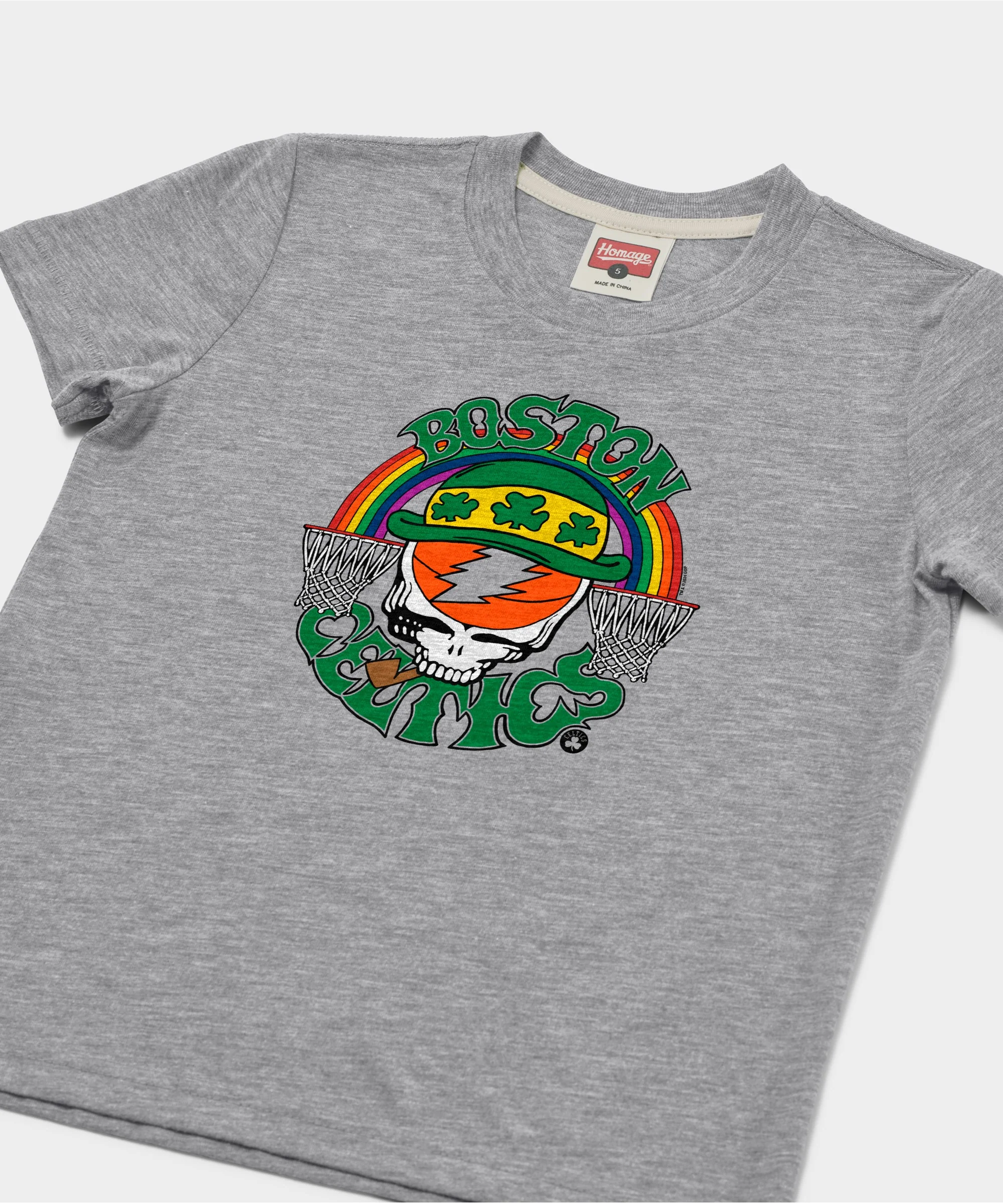 Youth NBA x Grateful Dead x Celtics Skull - Image 2