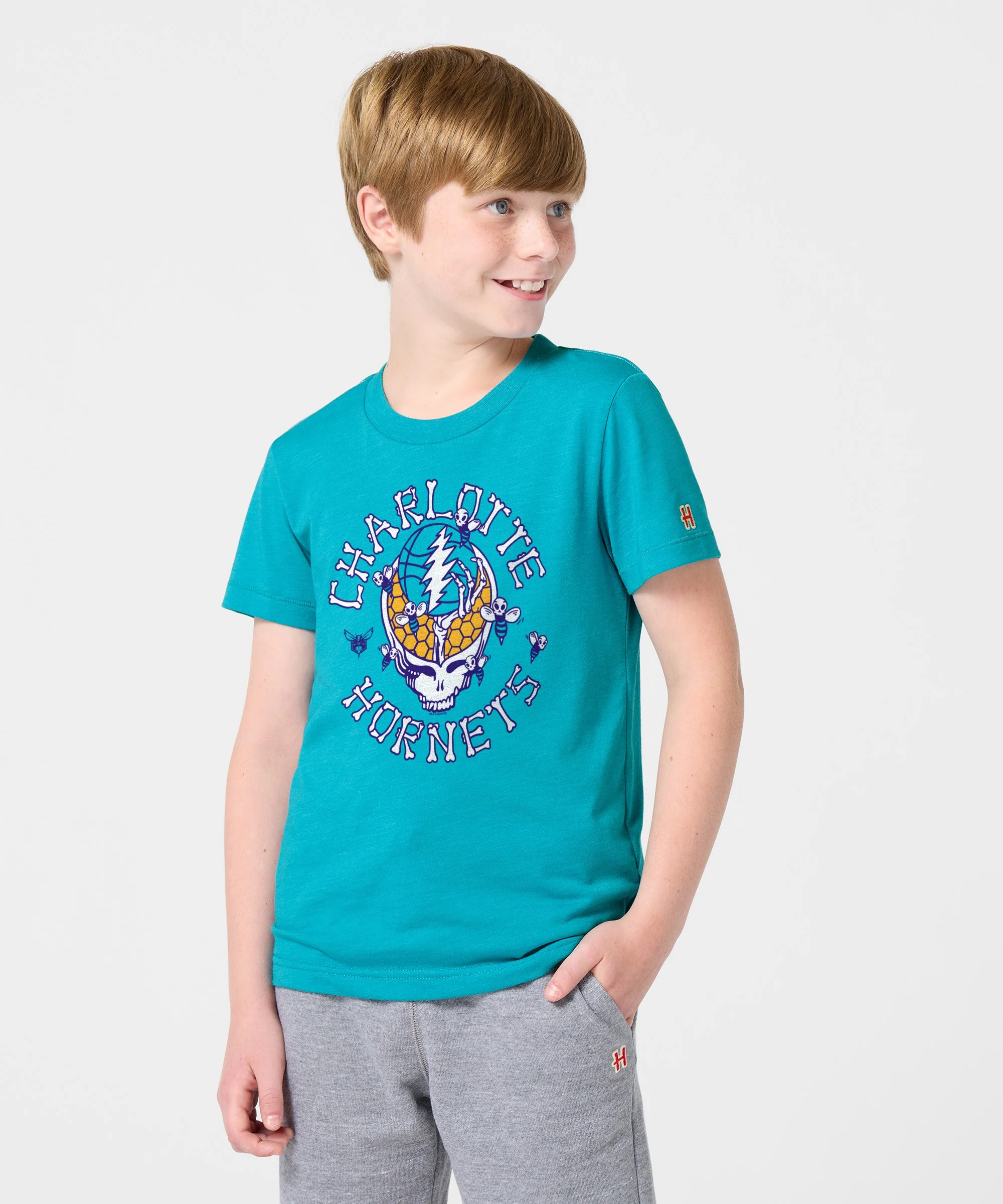 Youth NBA x Grateful Dead x Hornets Skull - Image 3