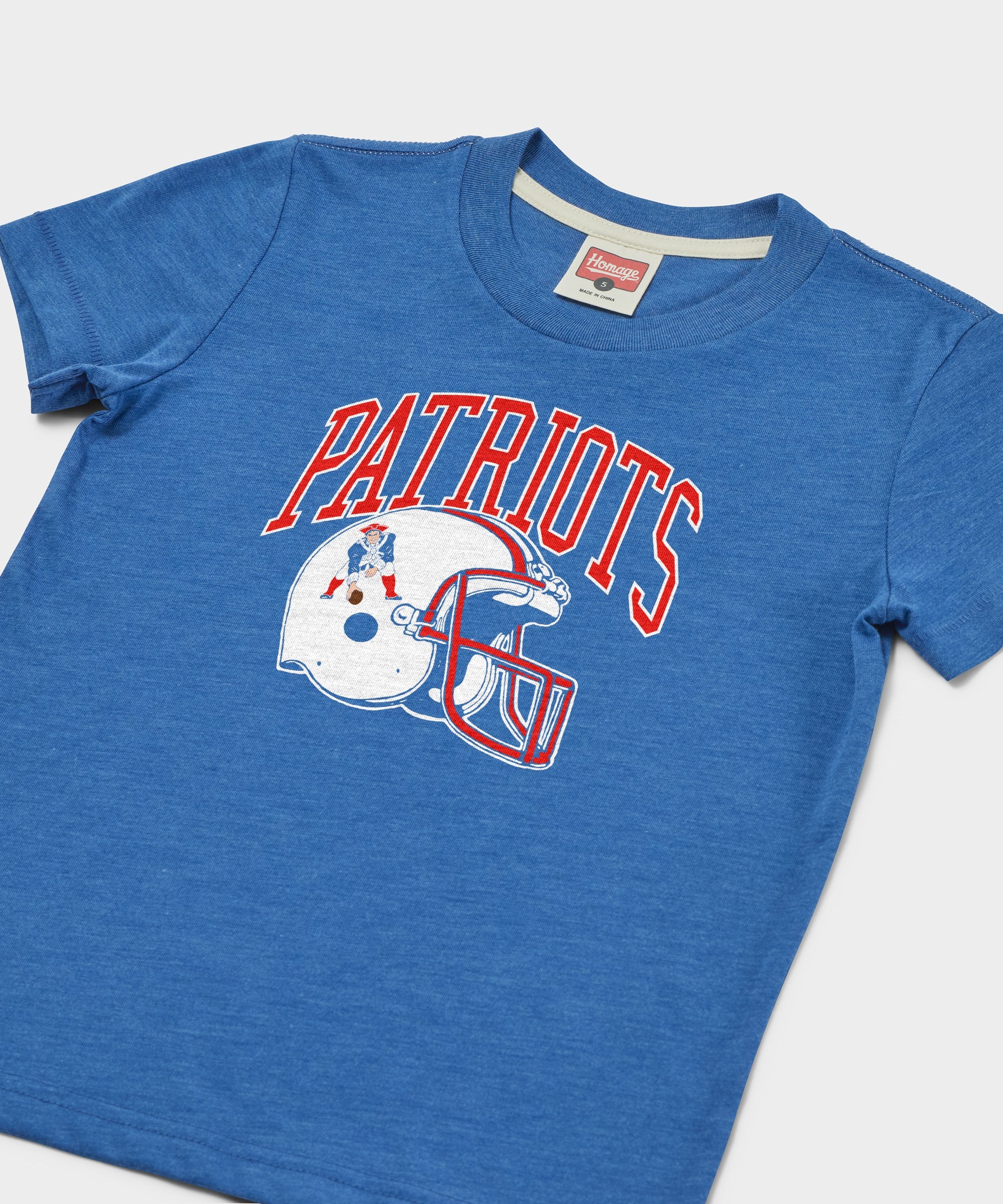 Youth New England Patriots Helmet Retro - Image 2