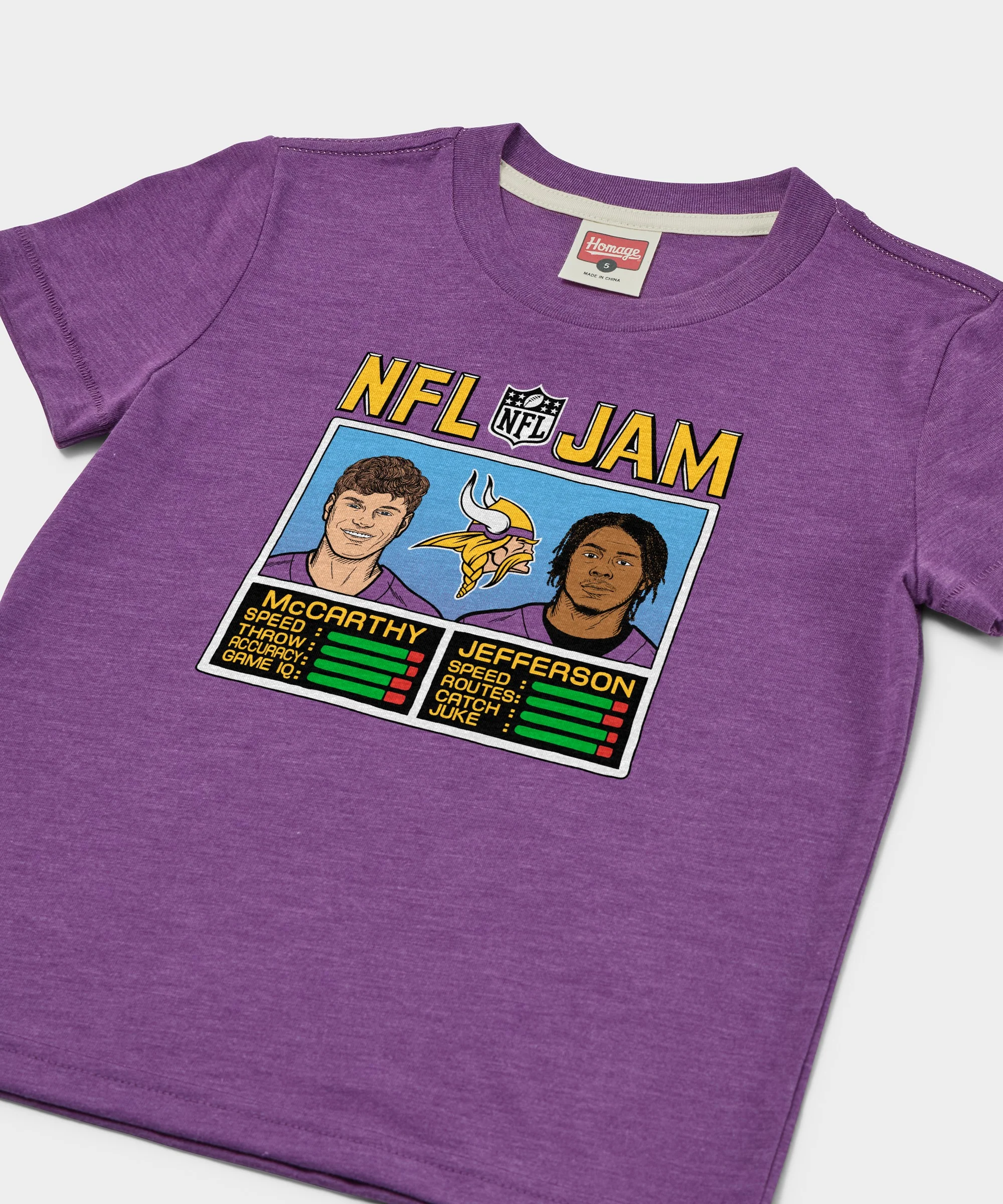 Youth NFL Jam Vikings McCarthy And Jefferson - Image 2