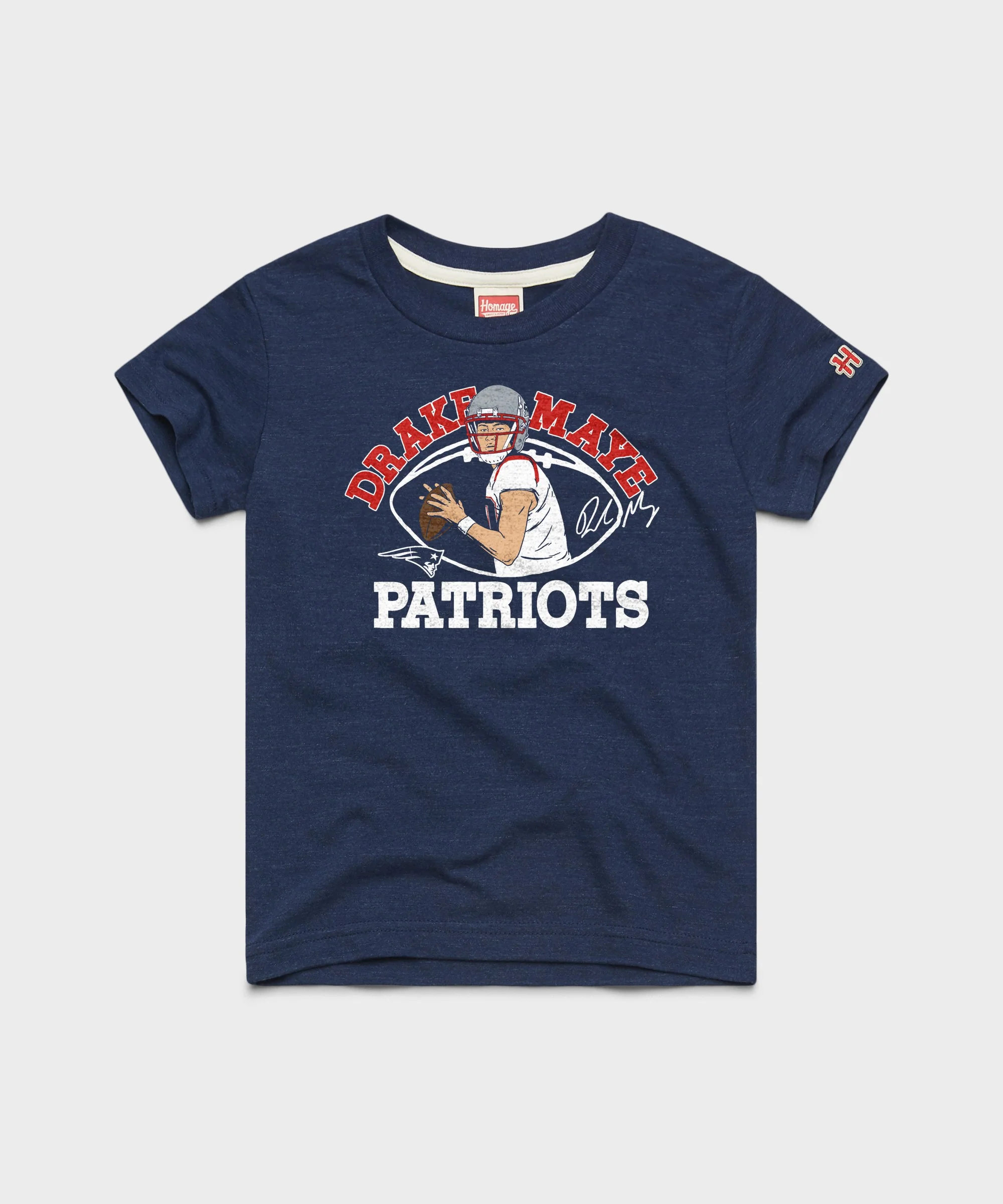 Youth Patriots Drake Maye Signature
