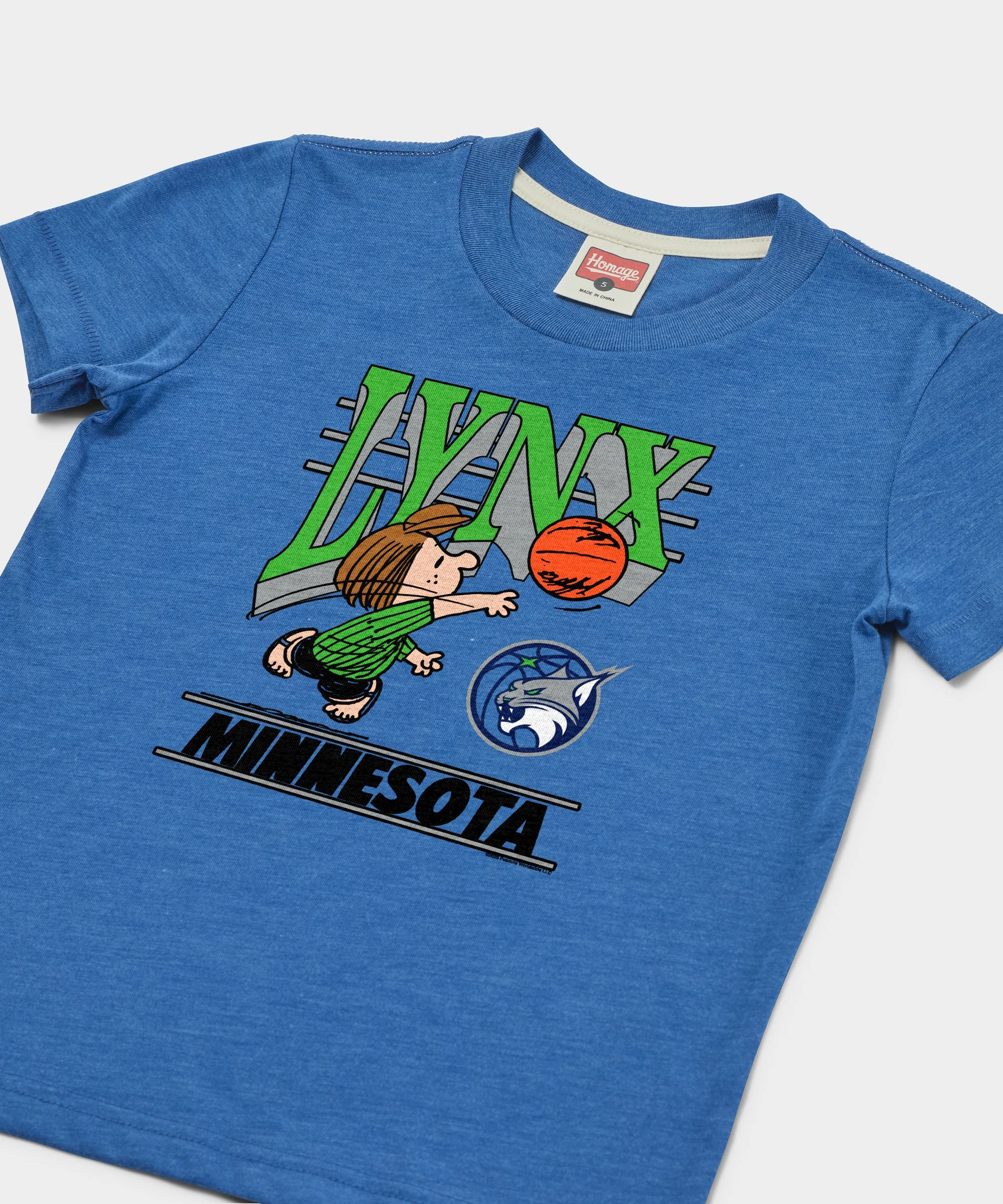 Youth Peanuts Peppermint Patty x Minnesota Lynx - Image 2