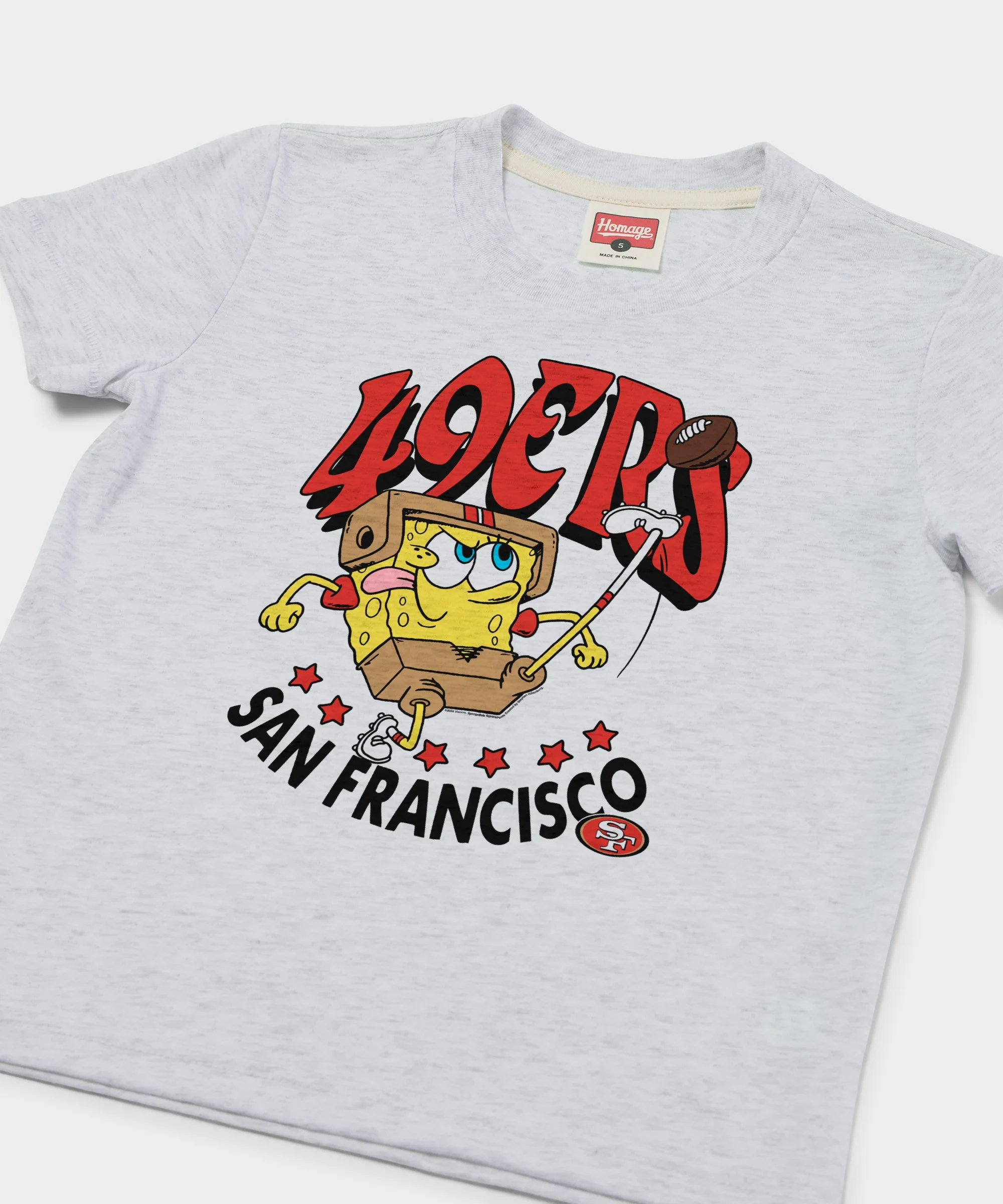 Youth SpongeBob SquarePants x San Francisco 49ers - Image 2