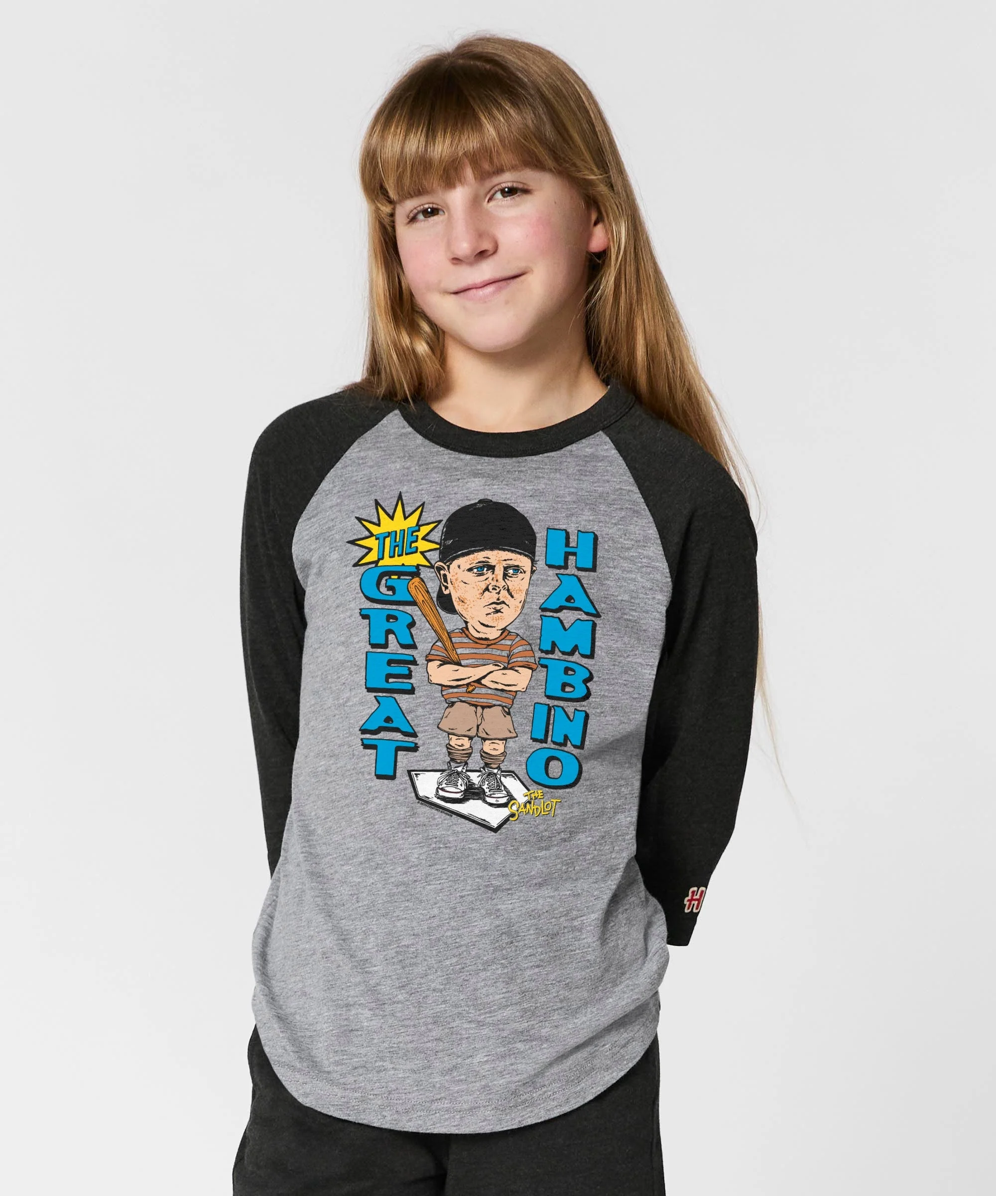 Youth The Sandlot The Great Hambino Raglan - Image 3