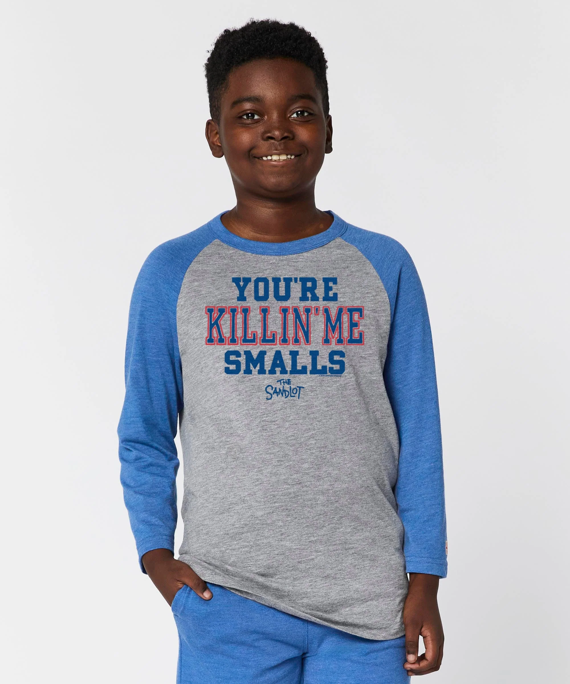 Youth The Sandlot You're Killin' Me Smalls Raglan - Image 3
