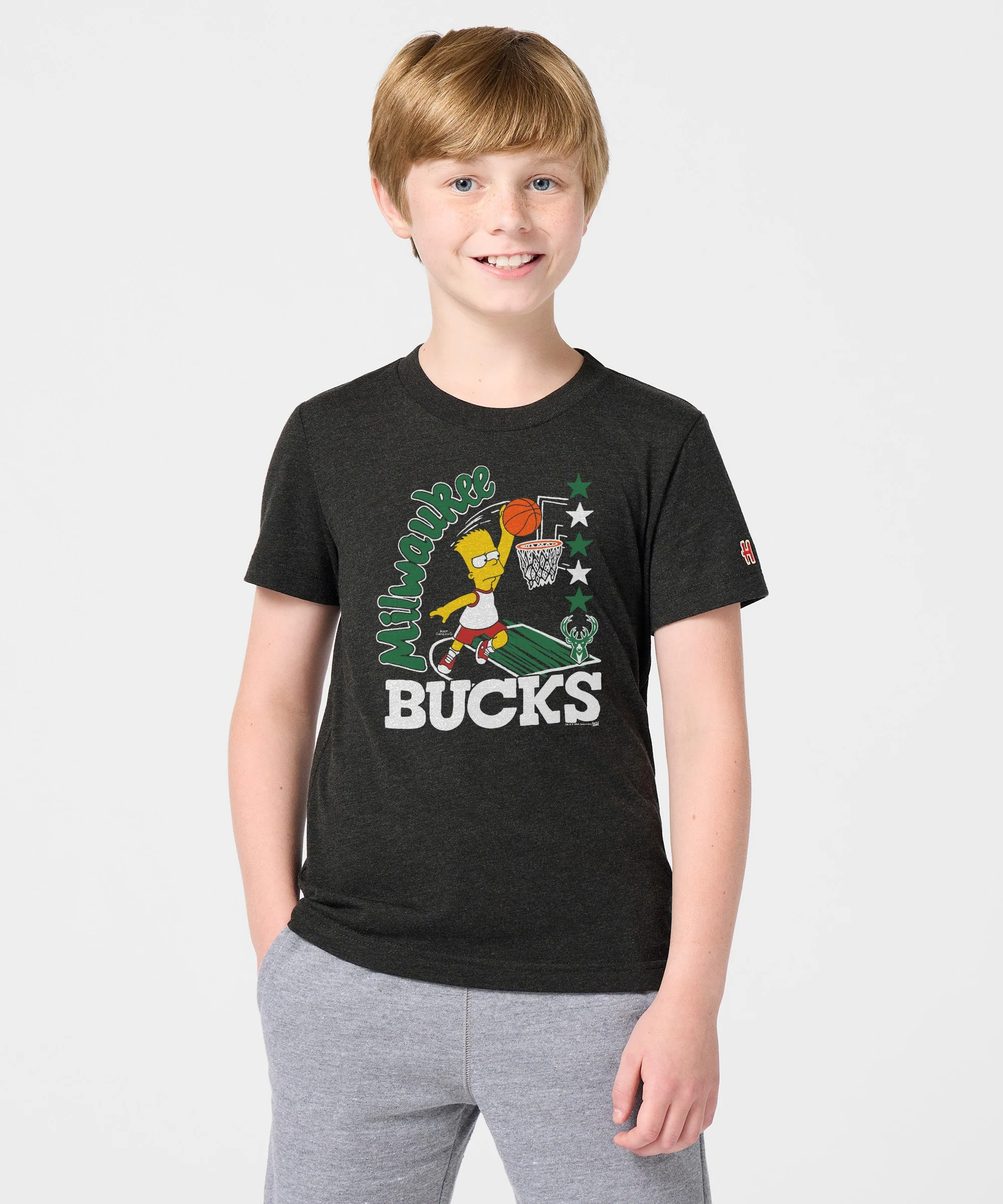 Youth The Simpsons Bart x Milwaukee Bucks - Image 3