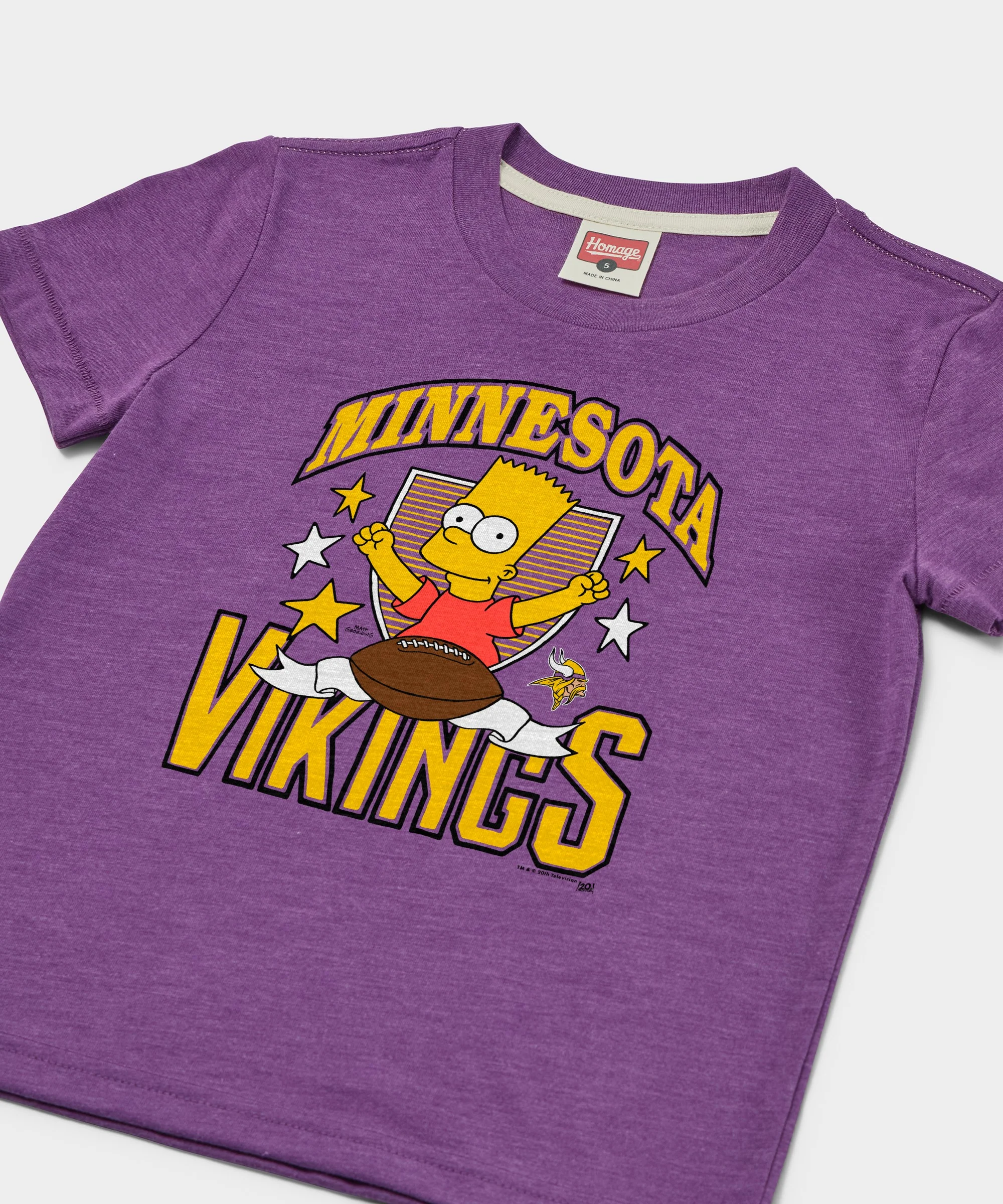 Youth The Simpsons Bart x Minnesota Vikings - Image 2