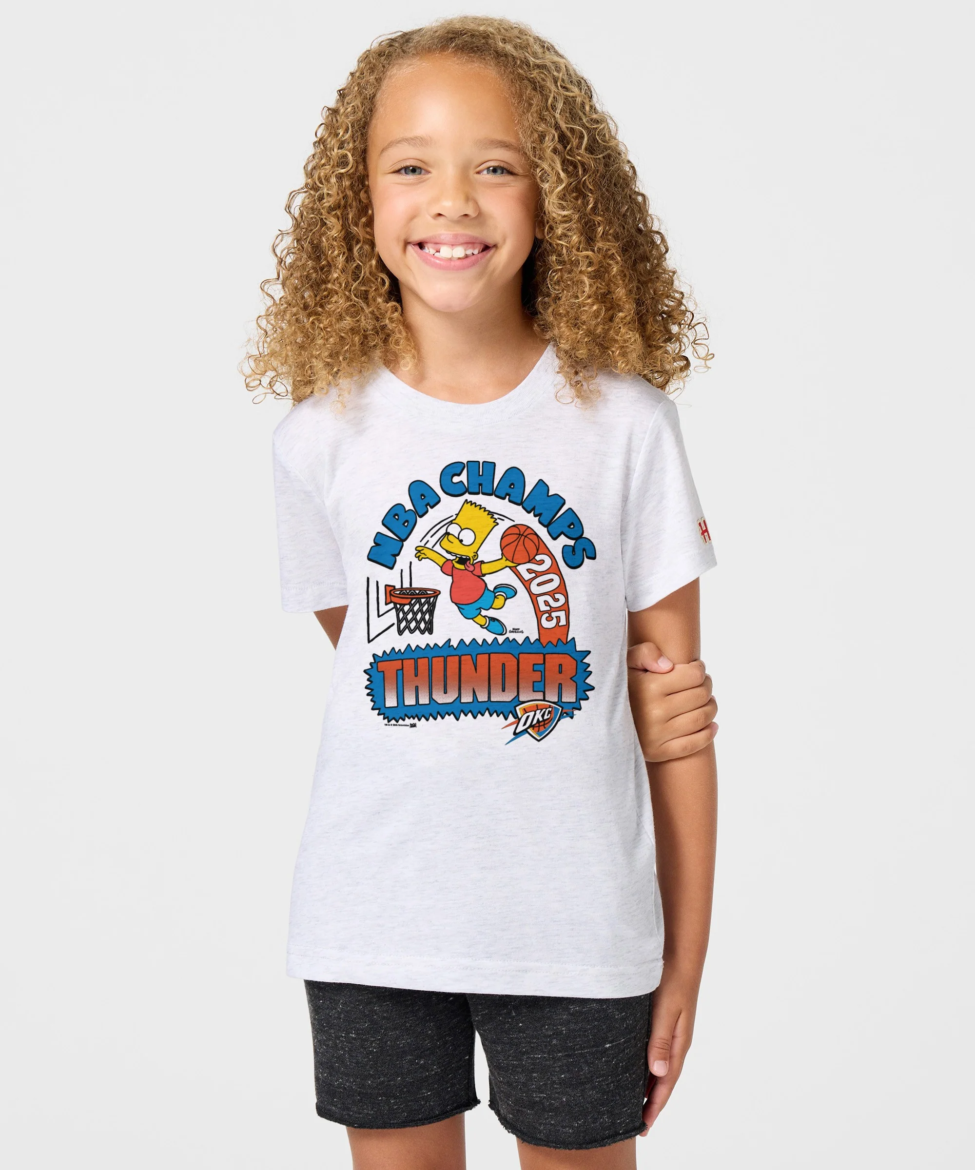 Youth The Simpsons Bart x Thunder 2025 NBA Champs - Image 3