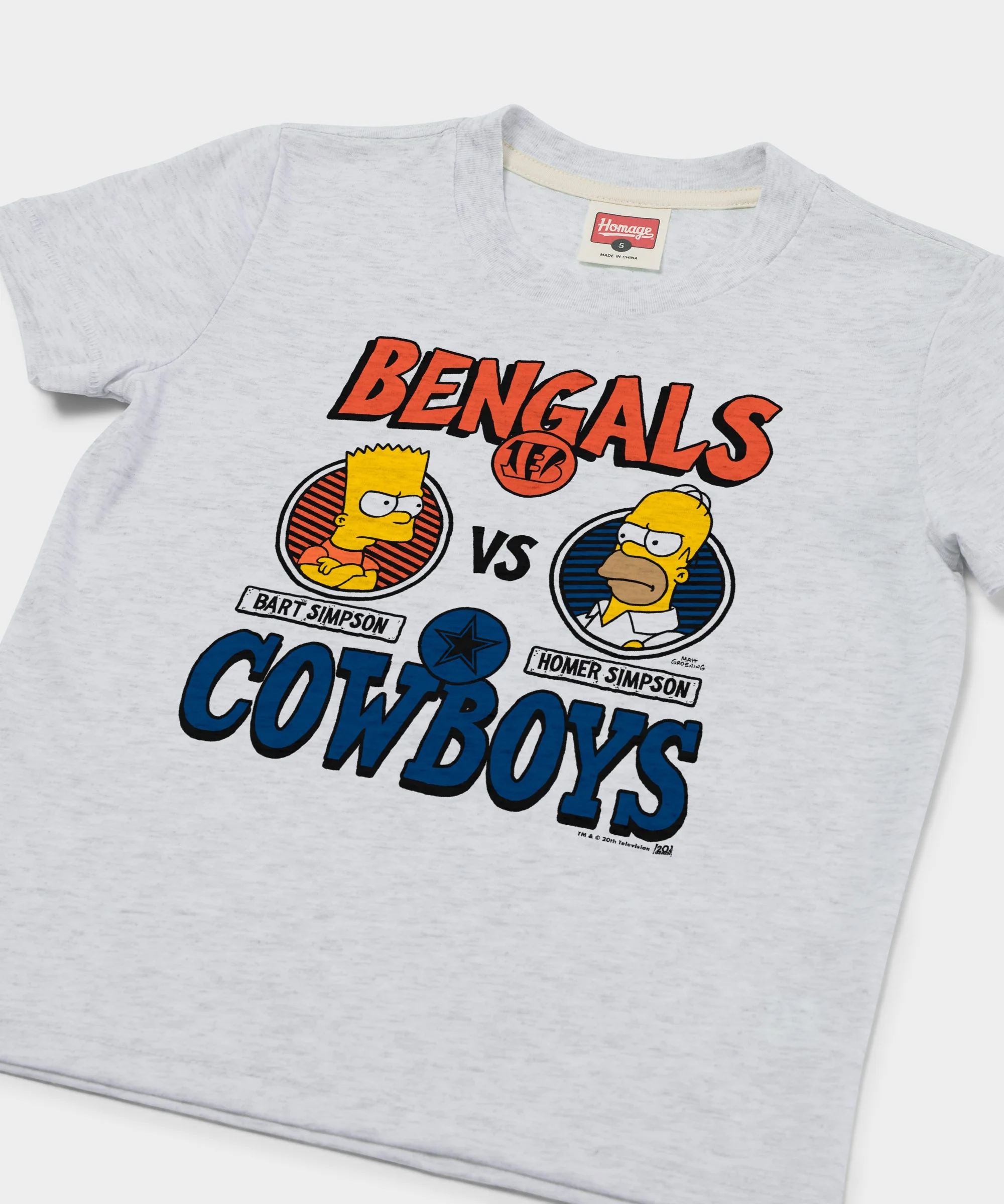 Youth The Simpsons x Bengals Vs Cowboys - Image 2