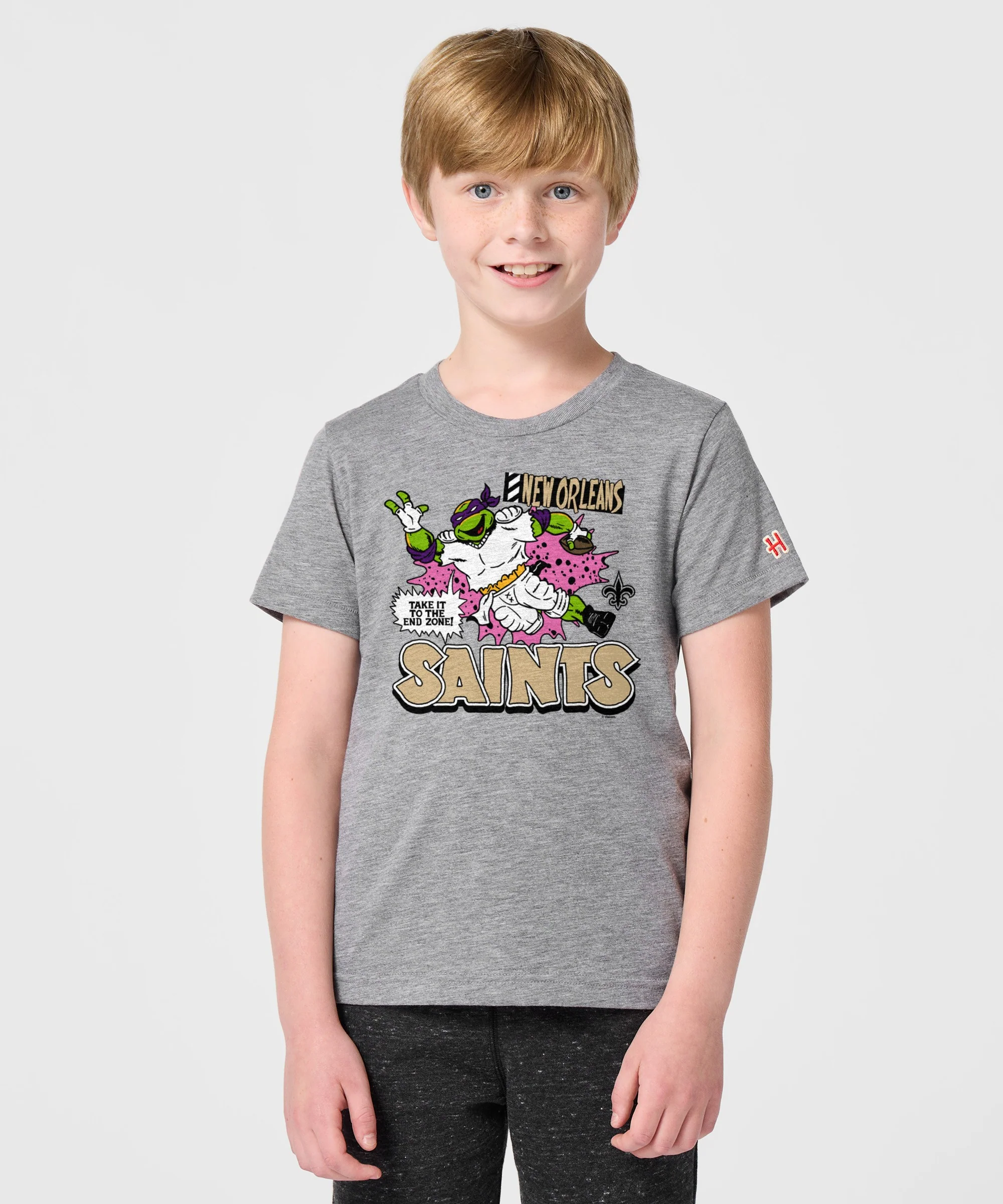 Youth TMNT Donatello x New Orleans Saints - Image 3