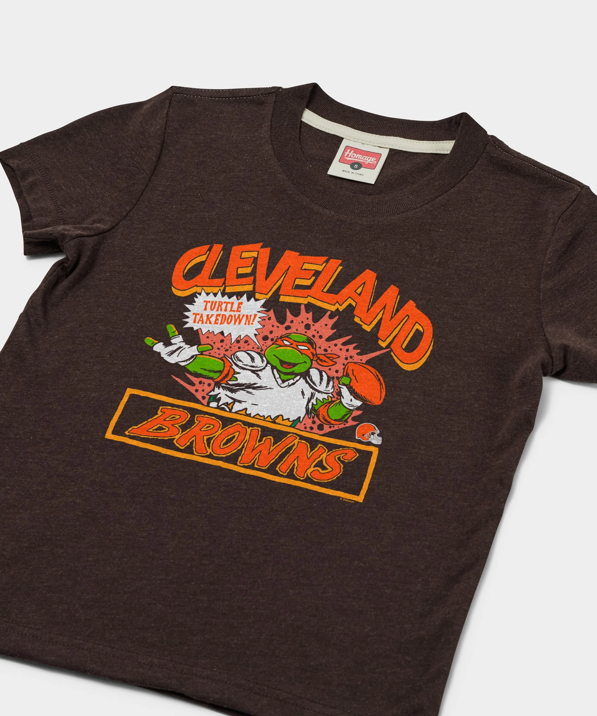 Youth TMNT Michelangelo x Cleveland Browns - Image 2