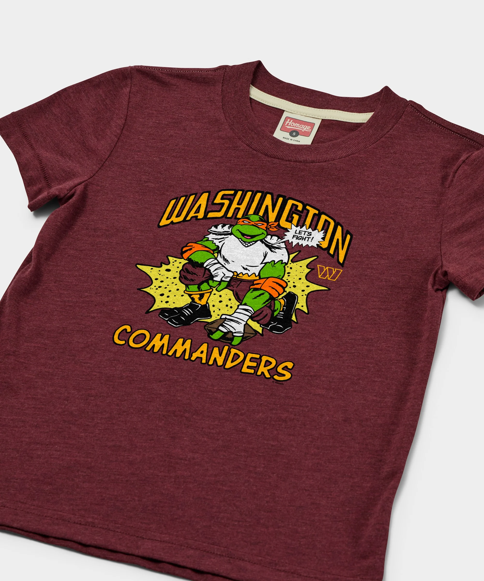 Youth TMNT Michelangelo x Washington Commanders - Image 2