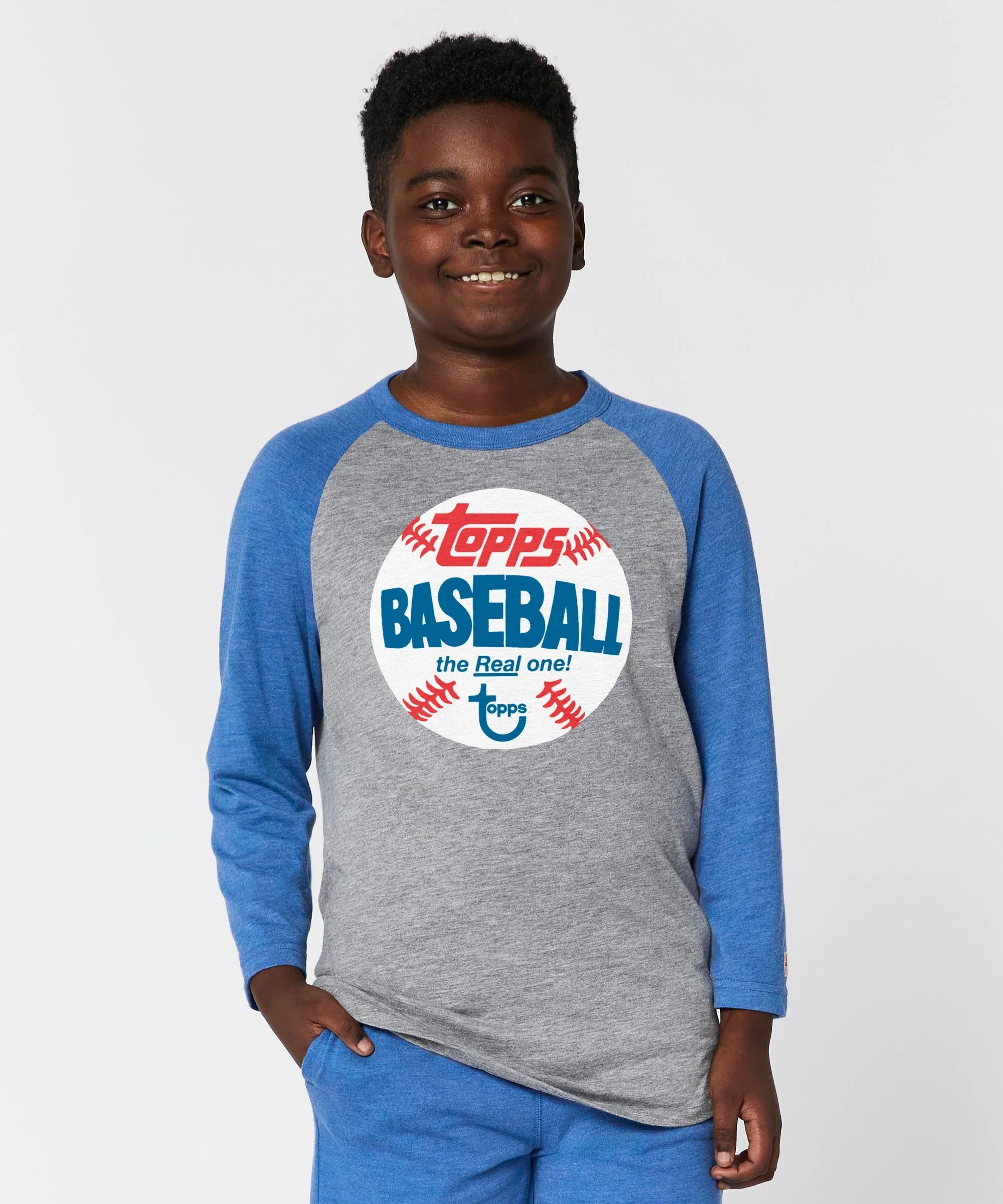 Youth Topps Baseball The Real One Raglan - Image 3